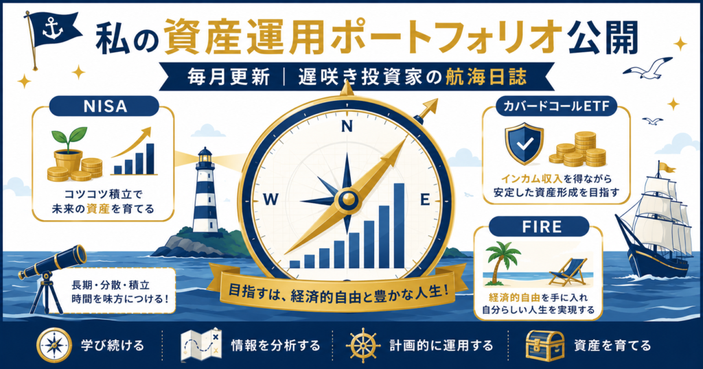 私の資産運用ポートフォリオ公開